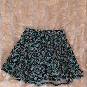 Floral skater skirt